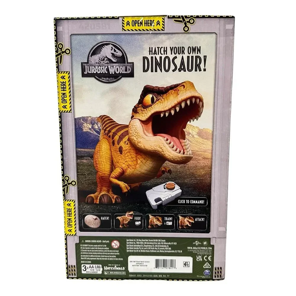 Jurassic World Primal Hatch T-Rex Specimen Interactive Hatching Dinosaur Toy New